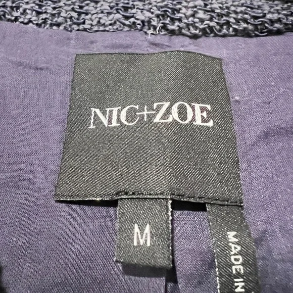 Nick +‎ Zoe Purple Sweater Blaze Size M - Picture 7 of 8